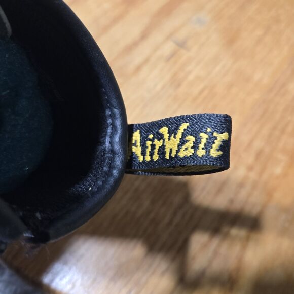 Dr Doc Martens Youth Size 13 White Leather Lace Up Side Zip Combat Boots - Picture 11 of 13